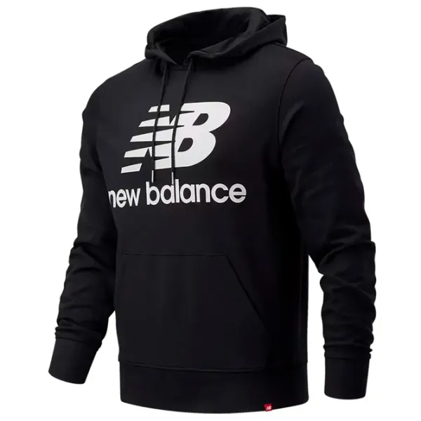 Hanorac pentru bărbați New Balance Essentials Stacked Logo Po Drept/ Black photo 1 Hanorac pentru bărbați New Balance Essentials Stacked Logo Po Drept/ Black photo 1