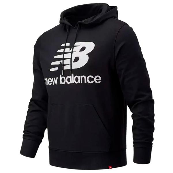 Толстовка для мужчин New Balance Essentials Stacked Logo Po Прямой/ Черный photo 1 Толстовка для мужчин New Balance Essentials Stacked Logo Po Прямой/ Черный photo 1