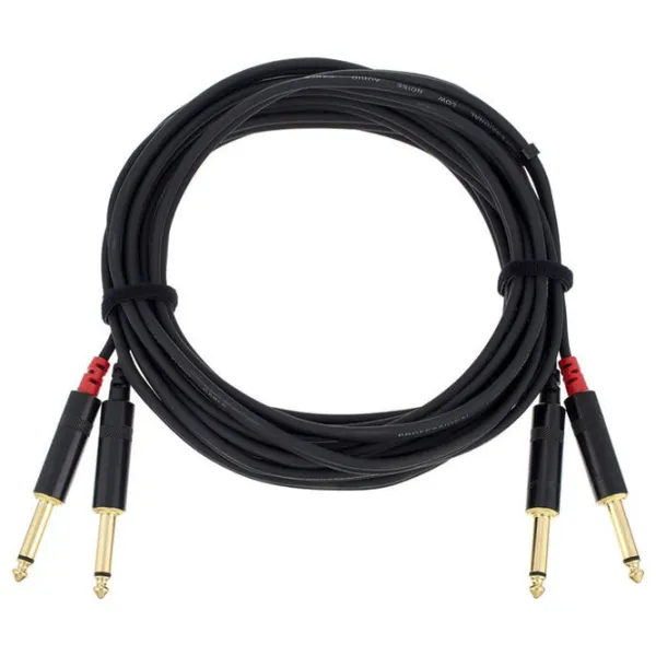 Cablu audio Cordial CFU 6 PP PVC/ Black photo 1