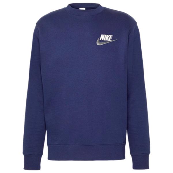 Толстовка для мужчин Nike M Nk Club+ Ft Crew Lbr Прямой/ Синий photo 1