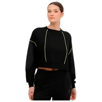 Hanorac pentru femei Lotto W-BETHANY C NECK SWT 4FX Black