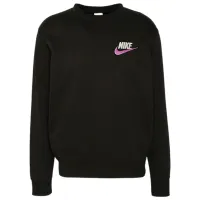 Hanorac pentru bărbați Nike M Nk Club+ Ft Crew Lbr Drept/ Black