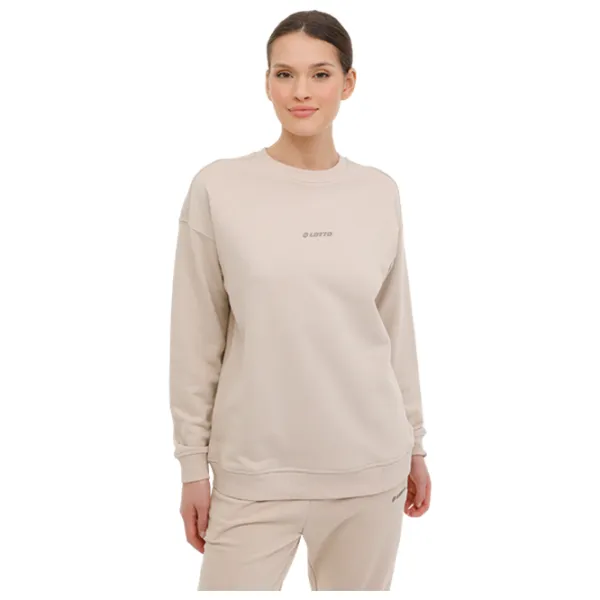 Толстовка для женщин Lotto W-DELFIN C NECK SWEAT 4FX Бежевый photo 1