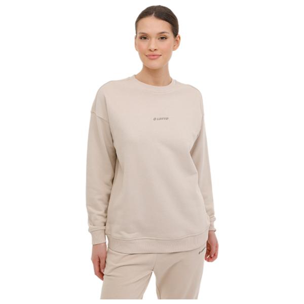Толстовка для женщин Lotto W-DELFIN C NECK SWEAT 4FX Бежевый photo 1