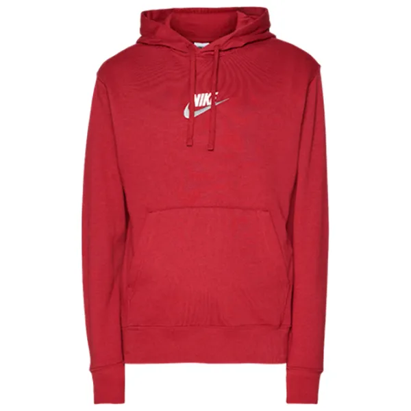 Hanorac pentru bărbați Nike M Nk Club+ Ft Po Lbr Drept/ Red photo 1