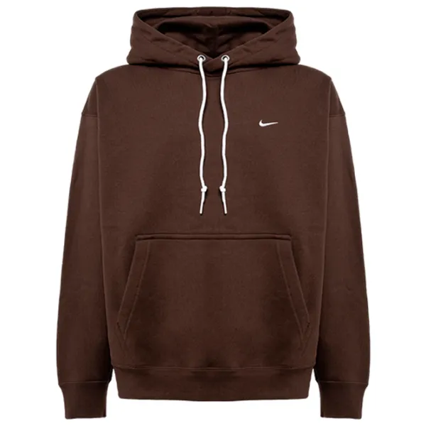 Толстовка для мужчин Nike M Nk Solo Swsh Flc Po Свободный/ Коричневый photo 1