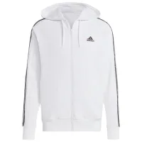 Толстовка для мужчин Adidas Essentials French Terry 3-Stripes Прямой/ Белый