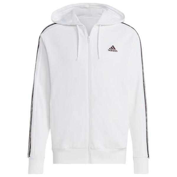 Толстовка для мужчин Adidas Essentials French Terry 3-Stripes Прямой/ Белый photo 1