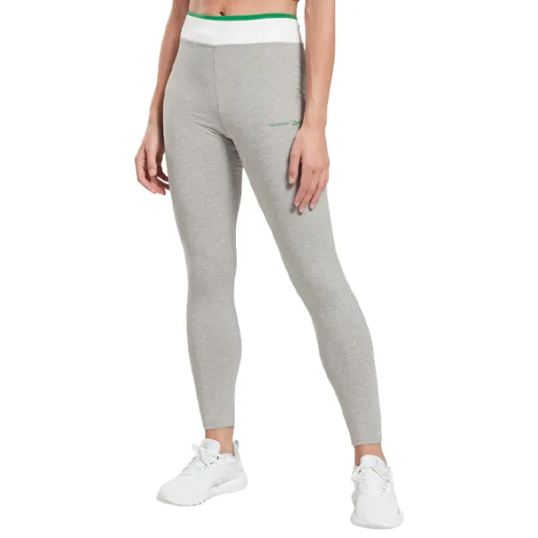 Colanți sport pentru femei Reebok RIE Cotton M/ Gray photo 1 Colanți sport pentru femei Reebok RIE Cotton M/ Gray photo 1