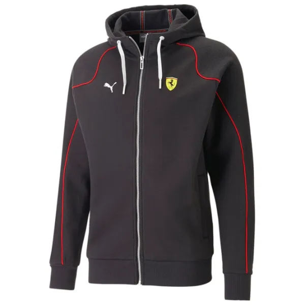 Толстовка для мужчин Puma Ferrari Race Hooded Sweat Jacket Прямой/ Черный photo 1