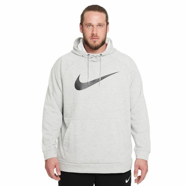 Hanorac pentru bărbați Nike Dri-Fit Training Swoosh Drept/ Gray photo 1