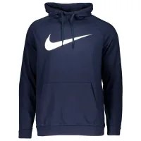 Толстовка для мужчин Nike Dri-Fit Training Swoosh Прямой/ Темно-синий