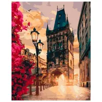 Pictură pe numere BrushMe Praga 50 x 40 cm/ Verticală