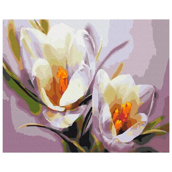 Pictură pe numere BrushMe Crocuși 50 x 40 cm/ Orizontală photo 1 Pictură pe numere BrushMe Crocuși 50 x 40 cm/ Orizontală photo 1