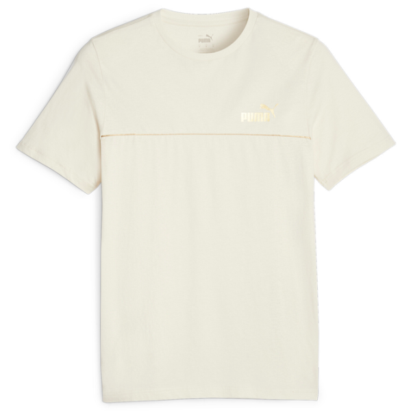 Tricou pentru bărbați Puma Ess+ Minimal Gold Tee 100% bumbac/ Alpine Snow photo 1