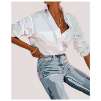 Картина по номерам BrushMe Стильная гармония 50 x 40 см/ Вертикальная