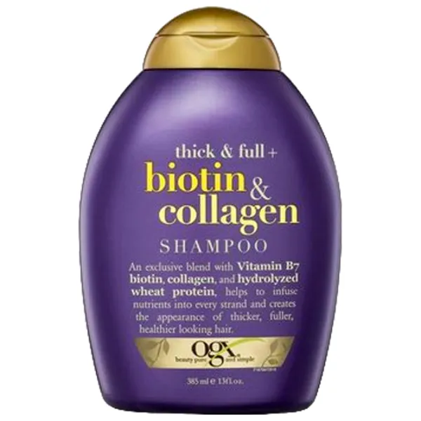 Шампунь Ogx Biotina Colagen 385 мл photo 1