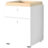 Noptiere Fabrik Home Linia  54 x 40 x 40 / PAL / White