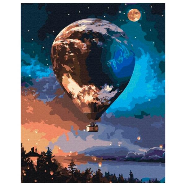 Pictură pe numere BrushMe Balon stelar 50 x 40 cm/ Verticală photo 1 Pictură pe numere BrushMe Balon stelar 50 x 40 cm/ Verticală photo 1