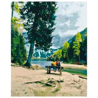 Картина по номерам BrushMe Путешественники 50 x 40 см/ Вертикальная