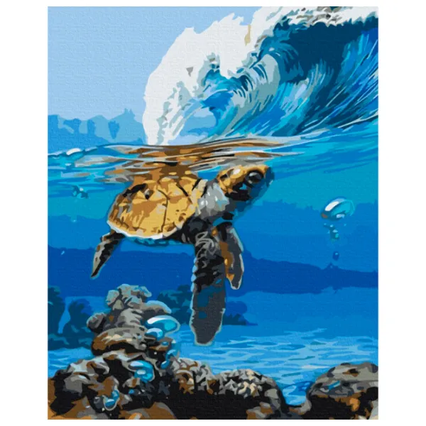 Картина по номерам BrushMe В ожидании серфера 50 x 40 см/ Вертикальная photo 1