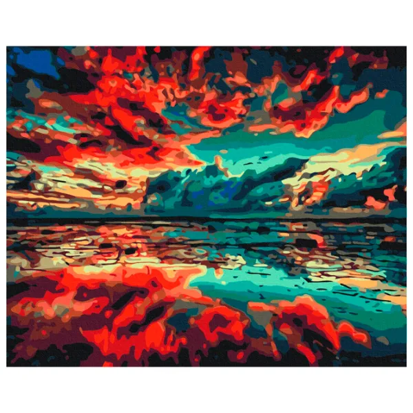 Картина по номерам BrushMe Отражение мира 50 x 40 см/ Горизонтальная photo 1