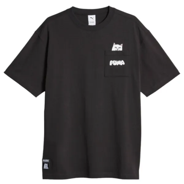 Tricou pentru bărbați Puma X Ripndip Pocket Tee 100% bumbac/ Black photo 1