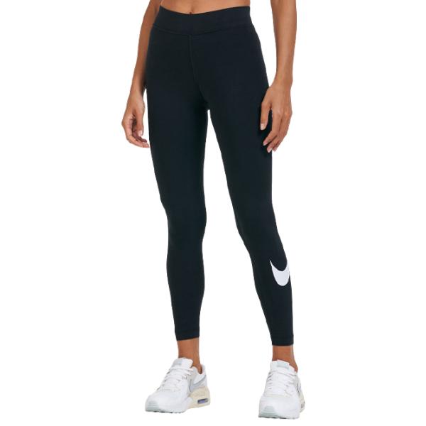 Тайтсы для женщин Nike Sportswear Essential Swoosh M/ Черный photo 1 Тайтсы для женщин Nike Sportswear Essential Swoosh M/ Черный photo 1