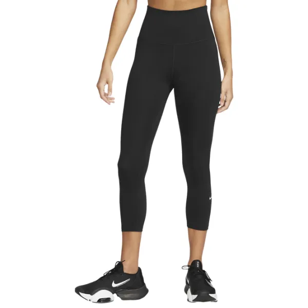 Тайтсы для женщин Nike One Dri-FIT M/ Черный photo 1 Тайтсы для женщин Nike One Dri-FIT M/ Черный photo 1