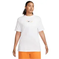 Футболка для женщин Nike Nsw Tee Bf Prnt Swsh Хлопок/ Белый