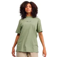 Tricou pentru femei Nike Nsw Tee Bf Prnt Swsh Bumbac/ Olive