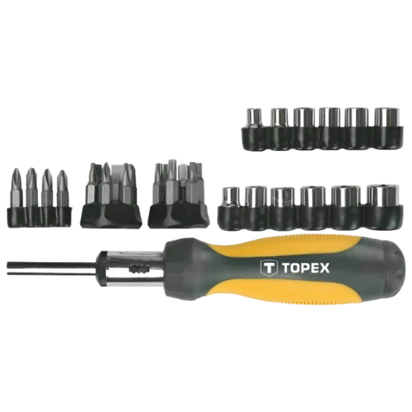 Набор отвёрток Topex 39D356 Количество в наборе: 29 photo 1
