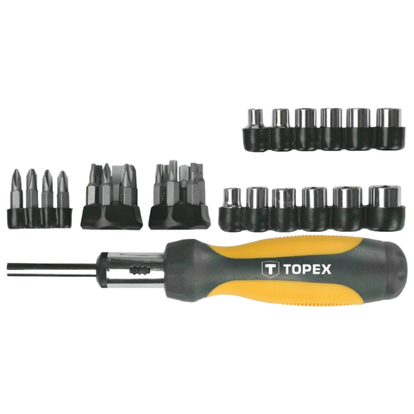 Набор отвёрток Topex 39D356 Количество в наборе: 29 photo 1
