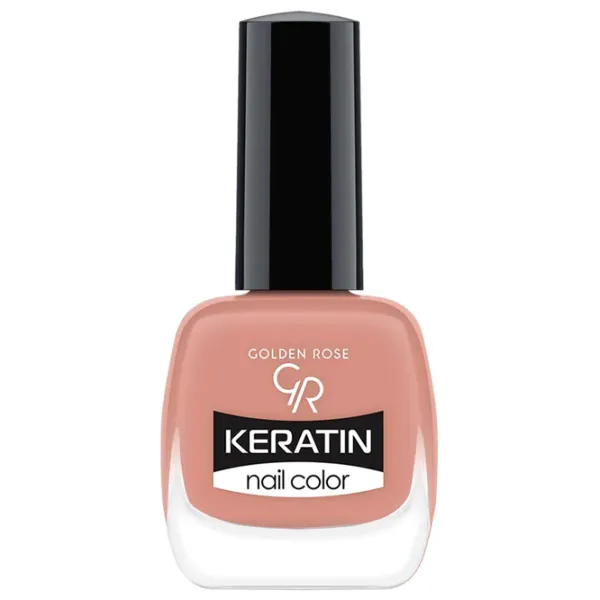 Лак для ногтей Golden Rose Keratin Nail Color 10.5 мл/ Коричневый photo 1