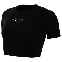 Tricou pentru femei Nike W Nsw Bby Tee Swsh 33% poliester/ Black