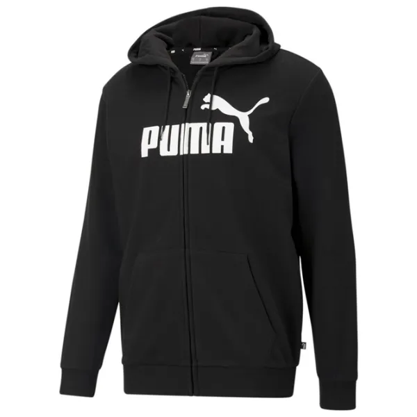 Толстовка для мужчин Puma Ess Big Logo Fz Hoodie Tr Черный photo 1