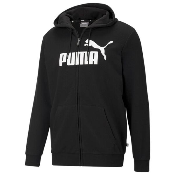 Толстовка для мужчин Puma Ess Big Logo Fz Hoodie Tr Черный photo 1