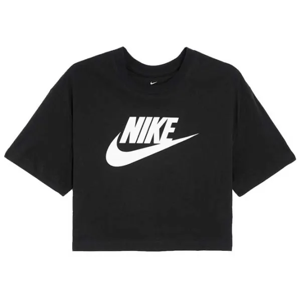 Tricou pentru femei Nike W Nsw Tee Essntl Icn Ftra 50% bumbac/ Black photo 1 Tricou pentru femei Nike W Nsw Tee Essntl Icn Ftra 50% bumbac/ Black photo 1