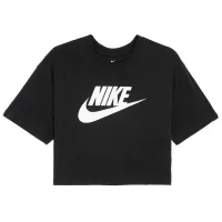 Tricou pentru femei Nike W Nsw Tee Essntl Icn Ftra 50% bumbac/ Black