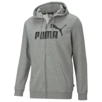 Толстовка для мужчин Puma Ess Big Logo Fz Hoodie Tr Серый