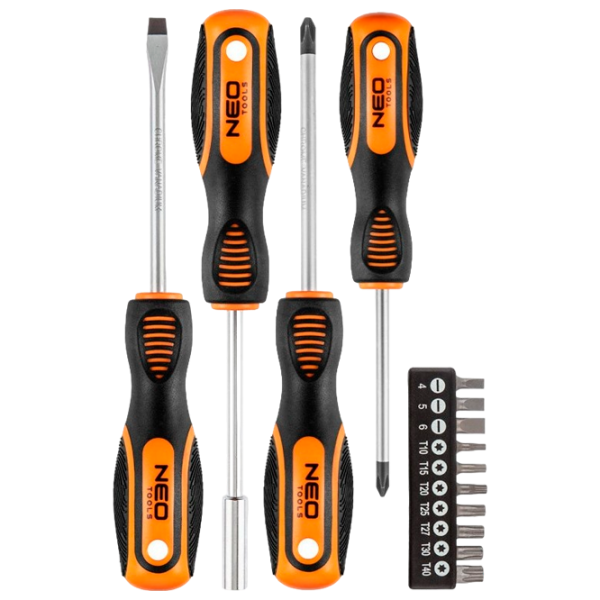 Набор отвёрток NEO Tools 04-196 Количество в наборе: 14 photo 1