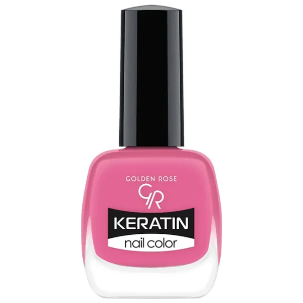 Лак для ногтей Golden Rose Keratin Nail Color 10.5 мл/ Пурпурный photo 1
