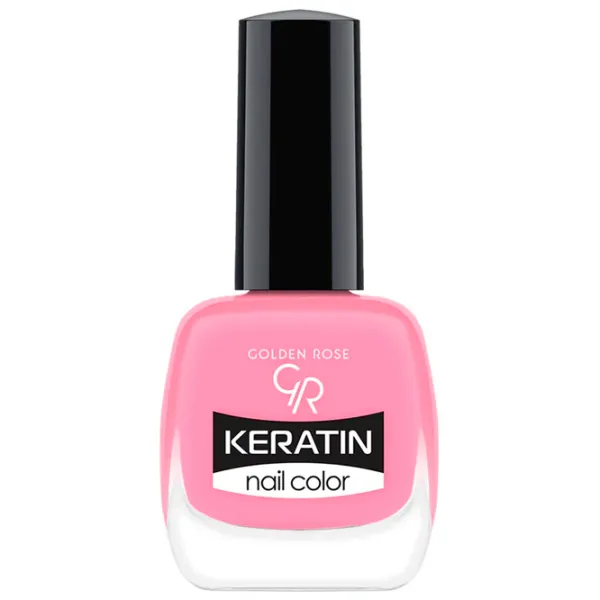 Lac de unghii Golden Rose Keratin Nail Color 10.5 ml/ Pink photo 1