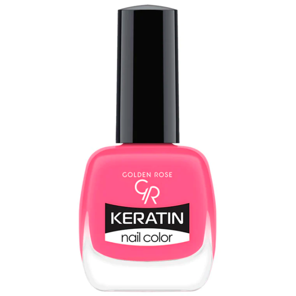 Lac de unghii Golden Rose Keratin Nail Color 10.5 ml/ Pink photo 1