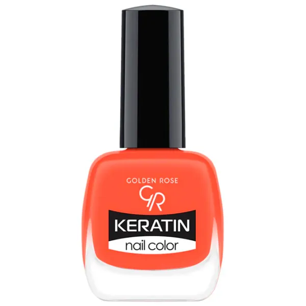 Lac de unghii Golden Rose Keratin Nail Color 10.5 ml/ Orange photo 1 Lac de unghii Golden Rose Keratin Nail Color 10.5 ml/ Orange photo 1