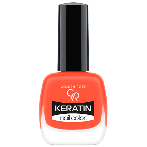 Lac de unghii Golden Rose Keratin Nail Color 10.5 ml/ Orange photo 1 Lac de unghii Golden Rose Keratin Nail Color 10.5 ml/ Orange photo 1