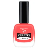 Лак для ногтей Golden Rose Keratin Nail Color 10.5 мл/ Красный