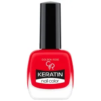 Lac de unghii Golden Rose Keratin Nail Color 10.5 ml/ Red