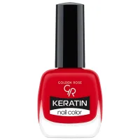 Лак для ногтей Golden Rose Keratin Nail Color 10.5 мл/ Красный