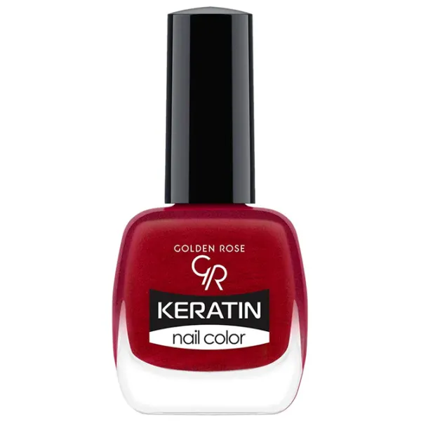 Lac de unghii Golden Rose Keratin Nail Color 10.5 ml/ Red photo 1 Lac de unghii Golden Rose Keratin Nail Color 10.5 ml/ Red photo 1